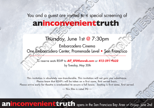 An Inconvenient Truth Flyer Screening